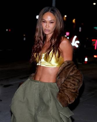 Celebs At The Marc Jacobs Fashion Show - NYC Joan Smalls attends the Marc Jacobs show during the New York Fashion Week in New York on February 9, 2026. Photo by Charles Guerin ABACAPRESS.COM New York city NY United Arab Emirates  Copyright: xGuerinxCharles ABACAx