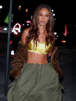 Celebs At The Marc Jacobs Fashion Show - NYC Joan Smalls attends the Marc Jacobs show during the New York Fashion Week in New York on February 9, 2026. Photo by Charles Guerin ABACAPRESS.COM New York city NY United Arab Emirates  Copyright: xGuerinxCharles ABACAx