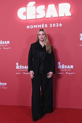 Cesar Nominees Dinner - Paris Anja Verderosa attend the Cesar 2026 - Nominee Dinner at Le Fouquet s on February 09, 2026 in Paris, France. Photo by Franck Castel ABACAPRESS.COM Paris France  Copyright: xCastelxFranck ABACAx