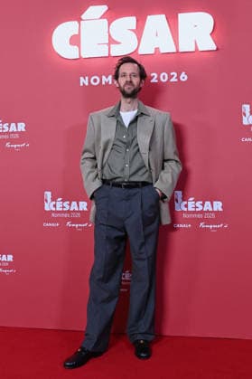 Cesar Nominees Dinner - Paris Benjamin Lavernhe attend the Cesar 2026 - Nominee Dinner at Le Fouquet s on February 09, 2026 in Paris, France. Photo by Franck Castel ABACAPRESS.COM Paris France  Copyright: xCastelxFranck ABACAx