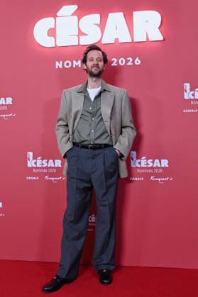 Cesar Nominees Dinner - Paris Benjamin Lavernhe attend the Cesar 2026 - Nominee Dinner at Le Fouquet s on February 09, 2026 in Paris, France. Photo by Franck Castel ABACAPRESS.COM Paris France  Copyright: xCastelxFranck ABACAx