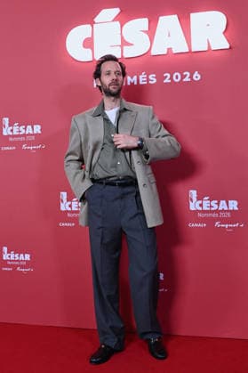 Cesar Nominees Dinner - Paris Benjamin Lavernhe attend the Cesar 2026 - Nominee Dinner at Le Fouquet s on February 09, 2026 in Paris, France. Photo by Franck Castel ABACAPRESS.COM Paris France  Copyright: xCastelxFranck ABACAx