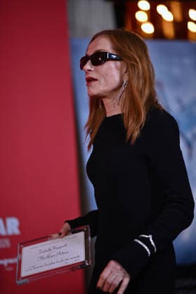 Cesar Nominees Dinner - Paris Isabelle Huppert attend the Cesar 2026 - Nominee Dinner at Le Fouquet s on February 09, 2026 in Paris, France. Photo by Franck Castel ABACAPRESS.COM Paris France  Copyright: xCastelxFranck ABACAx
