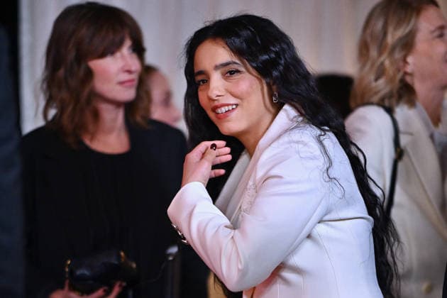 Cesar Nominees Dinner - Paris Hafsia Herzi attend the Cesar 2026 - Nominee Dinner at Le Fouquet s on February 09, 2026 in Paris, France. Photo by Franck Castel ABACAPRESS.COM Paris France  Copyright: xCastelxFranck ABACAx