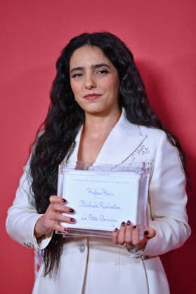 Cesar Nominees Dinner - Paris Hafsia Herzi attend the Cesar 2026 - Nominee Dinner at Le Fouquet s on February 09, 2026 in Paris, France. Photo by Franck Castel ABACAPRESS.COM Paris France  Copyright: xCastelxFranck ABACAx