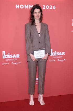 Cesar Nominees Dinner - Paris Camille Rutherford attends the Cesar Nominees Dinner (Dîner des Nommés) held at Fouquet’s in Paris, France on February 9, 2026, in honor of the nominees of the 51st Cesar Ceremony Photo by David Boyer ABACAPRESS.COM Paris France  Copyright: xBoyerxDavid ABACAx