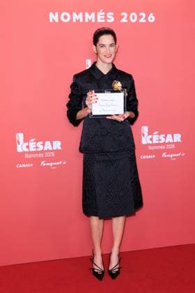 Cesar Nominees Dinner - Paris Suzanne Lindon attends the Cesar Nominees Dinner (Dîner des Nommés) held at Fouquet’s in Paris, France on February 9, 2026, in honor of the nominees of the 51st Cesar Ceremony Photo by David Boyer ABACAPRESS.COM Paris France  Copyright: xBoyerxDavid ABACAx