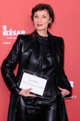 Cesar Nominees Dinner - Paris Jeanne Balibar attends the Cesar Nominees Dinner (Dîner des Nommés) held at Fouquet’s in Paris, France on February 9, 2026, in honor of the nominees of the 51st Cesar Ceremony Photo by David Boyer ABACAPRESS.COM Paris France  Copyright: xBoyerxDavid ABACAx
