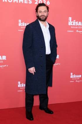 Cesar Nominees Dinner - Paris Pio Marmaï attends the Cesar Nominees Dinner (Dîner des Nommés) held at Fouquet’s in Paris, France on February 9, 2026, in honor of the nominees of the 51st Cesar Ceremony Photo by David Boyer ABACAPRESS.COM Paris France  Copyright: xBoyerxDavid ABACAx