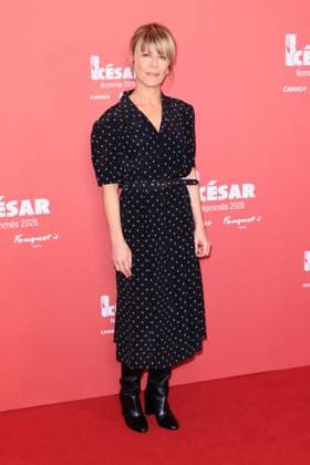 Cesar Nominees Dinner - Paris Marina Fois attends the Cesar Nominees Dinner (Dîner des Nommés) held at Fouquet’s in Paris, France on February 9, 2026, in honor of the nominees of the 51st Cesar Ceremony Photo by David Boyer ABACAPRESS.COM Paris France  Copyright: xBoyerxDavid ABACAx