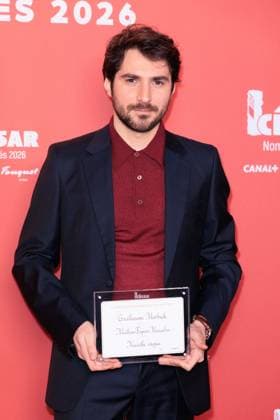Cesar Nominees Dinner - Paris Guillaule Marbek attends the Cesar Nominees Dinner (Dîner des Nommés) held at Fouquet’s in Paris, France on February 9, 2026, in honor of the nominees of the 51st Cesar Ceremony Photo by David Boyer ABACAPRESS.COM Paris France  Copyright: xBoyerxDavid ABACAx