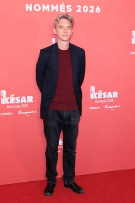 Cesar Nominees Dinner - Paris Swann Arlaud attends the Cesar Nominees Dinner (Dîner des Nommés) held at Fouquet’s in Paris, France on February 9, 2026, in honor of the nominees of the 51st Cesar Ceremony Photo by David Boyer ABACAPRESS.COM Paris France  Copyright: xBoyerxDavid ABACAx