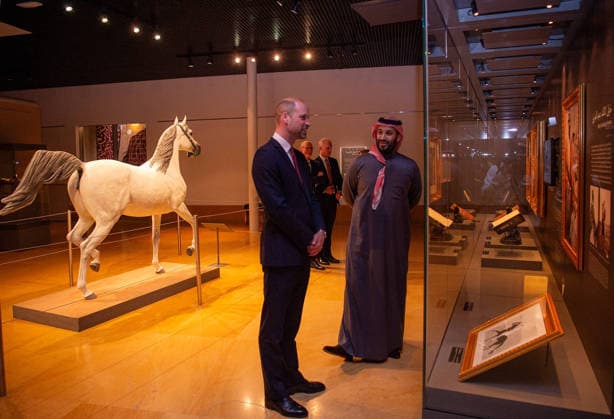 Prince William Meets Mohammed bin Salman - Riyadh Saudi Crown Prince Mohammed bin Salman (also known as MBS) and England’s Prince of Wales William tour At-Turaif, a UNESCO World Heritage Site in Diriyah, near Riyadh, Kingdom of Saudi Arabia, on February 9, 2026. Photo by Balkis Press ABACAPRESS.COM Riyadh Saudi Arabia  Copyright: xBalkisxPress ABACAx