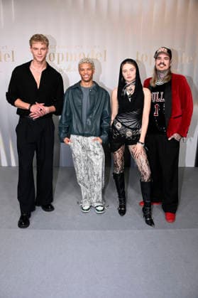Yanek Wiese, Jayden Lack, Merret Fuxius and Jill Deimel at the cinema preview for season 21 of Germany s Next Topmodel by Heidi Klum at Zoo Palast Berlin, 09 02 2026 Foto:xN.xKubelkax xFuturexImagex gntm_6226