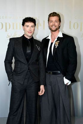 David Lovric and Kim Tränka at the cinema preview for season 21 of Germany s Next Topmodel by Heidi Klum at Zoo Palast Berlin, 09 02 2026 Foto:xN.xKubelkax xFuturexImagex gntm_6264