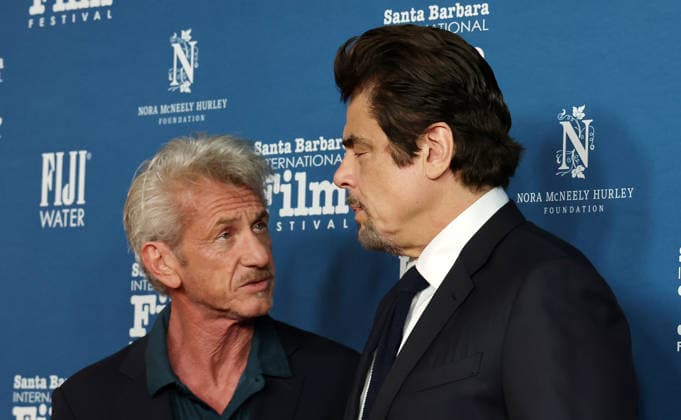 41st Santa Barbara International Film Festival: iHammond Cinema Vanguard Award at The Arlington Theatre Featuring: Sean Penn, Benicio del Toro Where: Los Angeles, California, United States When: 09 Feb 2026 Credit: Faye s Vision Cover Images EDITORIAL USE ONLY. NOT FOR USE BY NEWSPAPERS BASED IN THE UK. Copyright: xx coverimg55451504