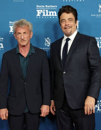 41st Santa Barbara International Film Festival: iHammond Cinema Vanguard Award at The Arlington Theatre Featuring: Sean Penn, Benicio del Toro Where: Los Angeles, California, United States When: 09 Feb 2026 Credit: Faye s Vision Cover Images EDITORIAL USE ONLY. NOT FOR USE BY NEWSPAPERS BASED IN THE UK. Copyright: xx coverimg55451509