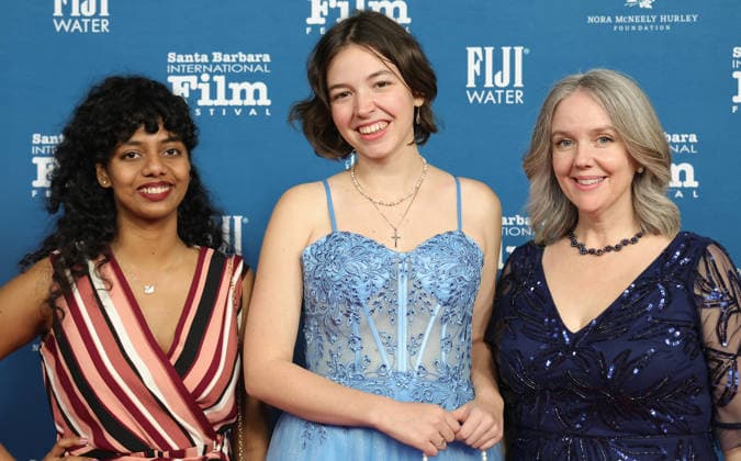 41st Santa Barbara International Film Festival: iHammond Cinema Vanguard Award at The Arlington Theatre Featuring: Shivani Devi Gobalakichenin, Desirae Moore, Sunday Cross Where: Los Angeles, California, United States When: 09 Feb 2026 Credit: Faye s Vision Cover Images EDITORIAL USE ONLY. NOT FOR USE BY NEWSPAPERS BASED IN THE UK. Copyright: xx coverimg55451423