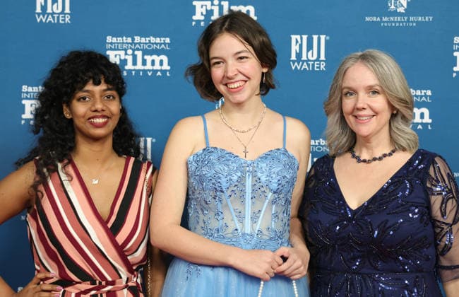 41st Santa Barbara International Film Festival: iHammond Cinema Vanguard Award at The Arlington Theatre Featuring: Shivani Devi Gobalakichenin, Desirae Moore, Sunday Cross Where: Los Angeles, California, United States When: 09 Feb 2026 Credit: Faye s Vision Cover Images EDITORIAL USE ONLY. NOT FOR USE BY NEWSPAPERS BASED IN THE UK. Copyright: xx coverimg55451424
