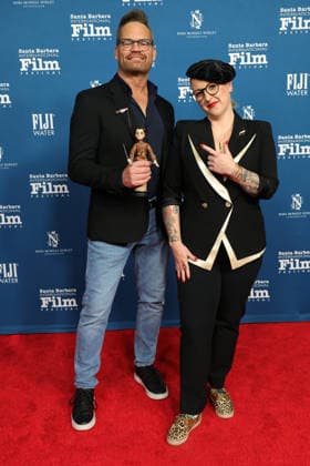 41st Santa Barbara International Film Festival: iHammond Cinema Vanguard Award at The Arlington Theatre Featuring: Dan Lund, Taryn Stickrath-Hutt Where: Los Angeles, California, United States When: 09 Feb 2026 Credit: Faye s Vision Cover Images EDITORIAL USE ONLY. NOT FOR USE BY NEWSPAPERS BASED IN THE UK. Copyright: xx coverimg55451427