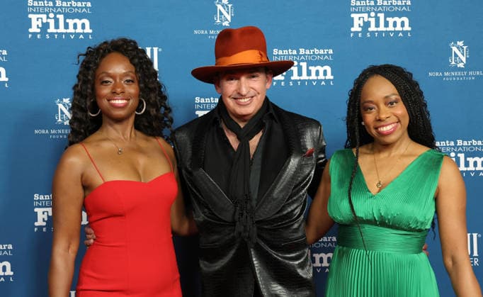 41st Santa Barbara International Film Festival: iHammond Cinema Vanguard Award at The Arlington Theatre Featuring: Ayana O™Shun, StÃ phane Perron, Bianca Bellange Where: Los Angeles, California, United States When: 09 Feb 2026 Credit: Faye s Vision Cover Images EDITORIAL USE ONLY. NOT FOR USE BY NEWSPAPERS BASED IN THE UK. Copyright: xx coverimg55451439