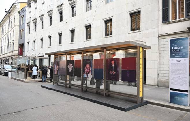 Milan, Italy The Luxury Icons inauguration and presentation at the MonteNapoleone District the initiative included in the program of the Cultural Olympics of Milan Cortina 2026 In the photo: event spaces and exhibition  Copyright: xNickxZonnax xipa-agency.netx xNickxZonnax IPA_Agency_IPA71223146