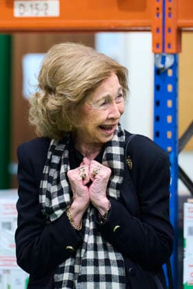 10-02-2026 Queen Sofia visited the Bizkaia Food Bank Association, created in 1995 in Basauri and aims to cover the basic food needs of people living in poverty and to fight against wastage, in Madrid. No Spain Â  Copyright: xPPEx