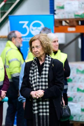 February 10, 2026, Basauri, Basque Country, Spain: Queen Sofia of Spain visits Bizkaia Food Bankining on February 10, 2026 in Basauri, Spain Basauri Spain  - ZUMAg15_ 20260210_zaf_g15_059 Copyright: xJackxAbuinx