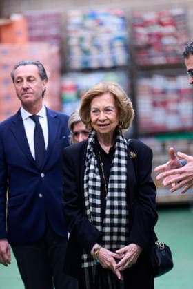 February 10, 2026, Basauri, Basque Country, Spain: Queen Sofia of Spain visits Bizkaia Food Bankining on February 10, 2026 in Basauri, Spain Basauri Spain  - ZUMAg15_ 20260210_zaf_g15_046 Copyright: xJackxAbuinx