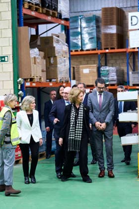 February 10, 2026, Basauri, Basque Country, Spain: Queen Sofia of Spain visits Bizkaia Food Bankining on February 10, 2026 in Basauri, Spain Basauri Spain  - ZUMAg15_ 20260210_zaf_g15_050 Copyright: xJackxAbuinx