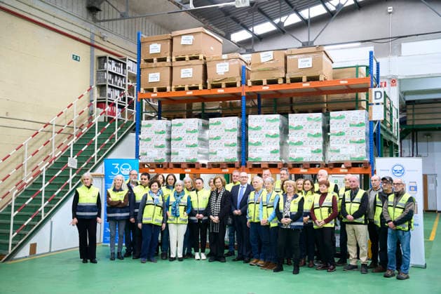 February 10, 2026, Basauri, Basque Country, Spain: Queen Sofia of Spain visits Bizkaia Food Bankining on February 10, 2026 in Basauri, Spain Basauri Spain  - ZUMAg15_ 20260210_zaf_g15_068 Copyright: xJackxAbuinx