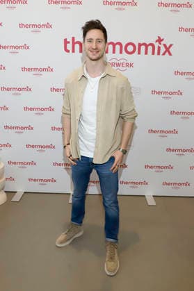 Doc Felix as a guest at the Koch Vorstellung Longevity and Thermomix event at kju Studio on Tuesday, February 10, 2026 in Hamburg Hamburg Germany