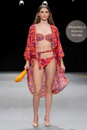 February 10, 2026, Madrid, Madrid, Spain: The model walks the runway at the MOMAD International Fashion Show, wearing designs by students from the ACQUADICOCCO, Madrid School of Fashion Design), Madrid, (02.06.26) Madrid Spain  - ZUMAc312 20260210_zsp_c312_052 Copyright: xOscarxManuelxSanchezx