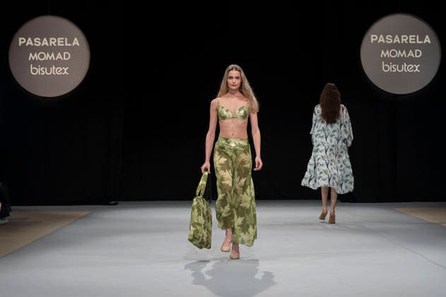 February 10, 2026, Madrid, Madrid, Spain: The model walks the runway at the MOMAD International Fashion Show, wearing designs by students from the ACQUADICOCCO, Madrid School of Fashion Design), Madrid, (02.06.26) Madrid Spain  - ZUMAc312 20260210_zsp_c312_060 Copyright: xOscarxManuelxSanchezx