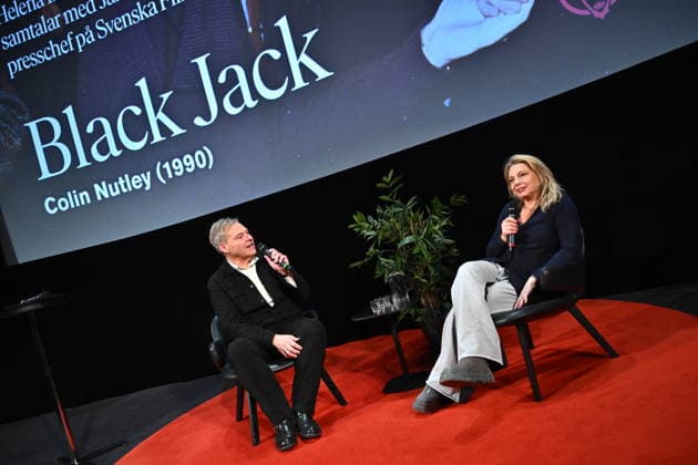STOCKHOLM, SWEDEN 20260210 The Swedish Film Institutes Jan Göransson interviews Helena Bergström before the premiere of the film Black Jack at Cinemateket STOCKHOLM SWEDEN x10090x  Copyright: xClaudioxBresciani TTx BLACK JACK PA CINEMATEKET lU1YlfE5FWo