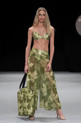 February 10, 2026, Madrid, Madrid, Spain: The model walks the runway at the MOMAD International Fashion Show, wearing designs by students from the ACQUADICOCCO, Madrid School of Fashion Design), Madrid, (02.06.26) Madrid Spain  - ZUMAc312 20260210_zsp_c312_062 Copyright: xOscarxManuelxSanchezx
