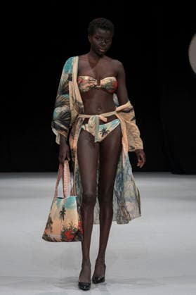 February 10, 2026, Madrid, Madrid, Spain: The model walks the runway at the MOMAD International Fashion Show, wearing designs by students from the ACQUADICOCCO, Madrid School of Fashion Design), Madrid, (02.06.26) Madrid Spain  - ZUMAc312 20260210_zsp_c312_080 Copyright: xOscarxManuelxSanchezx