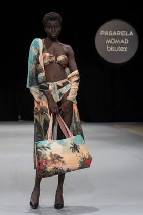 February 10, 2026, Madrid, Madrid, Spain: The model walks the runway at the MOMAD International Fashion Show, wearing designs by students from the ACQUADICOCCO, Madrid School of Fashion Design), Madrid, (02.06.26) Madrid Spain  - ZUMAc312 20260210_zsp_c312_081 Copyright: xOscarxManuelxSanchezx