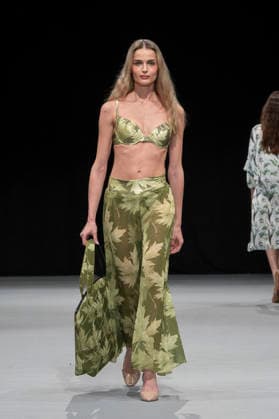 February 10, 2026, Madrid, Madrid, Spain: The model walks the runway at the MOMAD International Fashion Show, wearing designs by students from the ACQUADICOCCO, Madrid School of Fashion Design), Madrid, (02.06.26) Madrid Spain  - ZUMAc312 20260210_zsp_c312_091 Copyright: xOscarxManuelxSanchezx