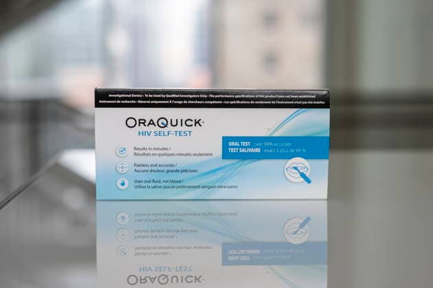 February 9, 2026, Toronto, On, Canada: The new HIV self-test is pictured in Toronto on Monday, Feb. 9, 2026. Toronto Canada  - ZUMAc35_ 20260209_zaf_c35_269 Copyright: xEduardoxLimax