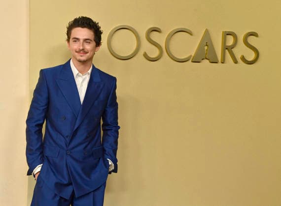 Timothée Chalamet attends the 98th annual Oscars nominees luncheon at the Beverly Hilton Hotel in Beverly Hills, California on Tuesday, February 10, 2026.  LAP20260210669 JIMxRUYMEN