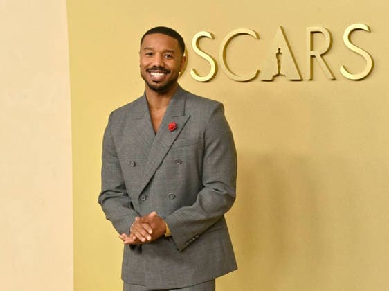 Michael B. Jordan attends the 98th annual Oscars nominees luncheon at the Beverly Hilton Hotel in Beverly Hills, California on Tuesday, February 10, 2026.  LAP20260210703 JIMxRUYMEN