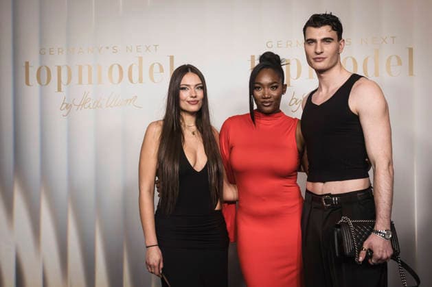 GNTM, preview of season 21 at Zoo Palast, Berlin, 09 02 2026 Xenia Tsilikova, Lydwine Nitidem and Frieder Sell at the preview of season 21 Germany s Next Topmodel by Heidi Klum on 09 02 2026 at Zoopalast Berlin Berlin Zoo Palast Berlin Germany Copyright: xGüntherxDornx
