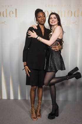 GNTM, preview of season 21 at Zoo Palast, Berlin, 09 02 2026 Toni Dreher Adenuga and Klaudia Giez at the preview of season 21 of Germany s Next Topmodel by Heidi Klum on 09 02 2026 at Zoopalast Berlin Berlin Zoo Palast Berlin Germany Copyright: xGüntherxDornx