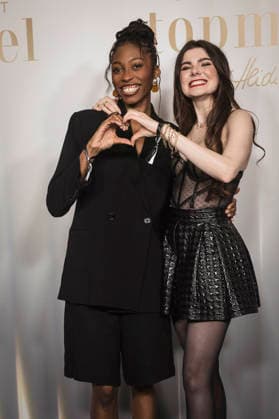 GNTM, preview of season 21 at Zoo Palast, Berlin, 09 02 2026 Toni Dreher Adenuga and Klaudia Giez at the preview of season 21 of Germany s Next Topmodel by Heidi Klum on 09 02 2026 at Zoopalast Berlin Berlin Zoo Palast Berlin Germany Copyright: xGüntherxDornx