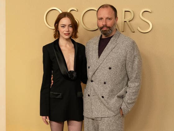February 10, 2026, USA: EMMA STONE and YORGOS LANTHIMOS attend the 98th Oscars Nominees Luncheon. USA  - ZUMAb173 20260210_aap_b173_017 Copyright: xBillyxBennightx