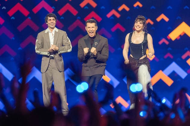 First semifinal of Benidorm Fest 2026 Presenters during the celebration of the first semifinal of Benidorm Fest, on February 10, 2026, in Benidorm, Alicante, Comunidad Valenciana Spain The Benidorm Fest faces its fifth edition, which takes place next February 10, 12 and 14, and that, although it will not serve to choose the representative of Spain in the Eurovision Song Contest after the withdrawal of RTVE for the participation of Israel, will award more prizes for the contestants Joaquín P Espana Copyright: xJoaquinxP.xReinax 7281069