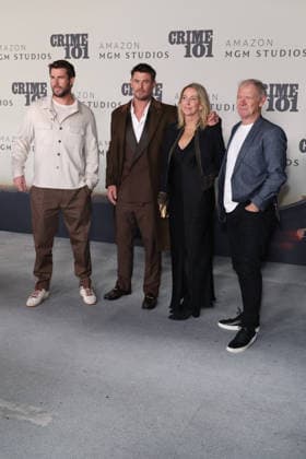 World Premiere Of Amazon MGM Studios Crime 101 in Los Angeles, 10 February 2026 Liam Hemsworth, Chris Hemsworth, guest and guest at the World Premiere Of Amazon MGM Studios Crime 101 held at The United Theater on Broadway at STILE Downtown Los Angeles by Kasa in Los Angeles, California, United States on 10 February 2026., Credit:Xavier Collin Avalon USA, California, Los Angeles  Copyright: xXavierxCollinx xAvalonx 1073883279