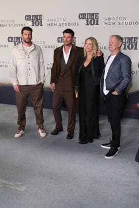 World Premiere Of Amazon MGM Studios Crime 101 in Los Angeles, 10 February 2026 Liam Hemsworth, Chris Hemsworth, guest and guest at the World Premiere Of Amazon MGM Studios Crime 101 held at The United Theater on Broadway at STILE Downtown Los Angeles by Kasa in Los Angeles, California, United States on 10 February 2026., Credit:Xavier Collin Avalon USA, California, Los Angeles  Copyright: xXavierxCollinx xAvalonx 1073883287