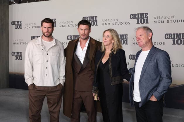 World Premiere Of Amazon MGM Studios Crime 101 in Los Angeles, 10 February 2026 Liam Hemsworth, Chris Hemsworth, guest and guest at the World Premiere Of Amazon MGM Studios Crime 101 held at The United Theater on Broadway at STILE Downtown Los Angeles by Kasa in Los Angeles, California, United States on 10 February 2026., Credit:Xavier Collin Avalon USA, California, Los Angeles  Copyright: xXavierxCollinx xAvalonx 1073884211